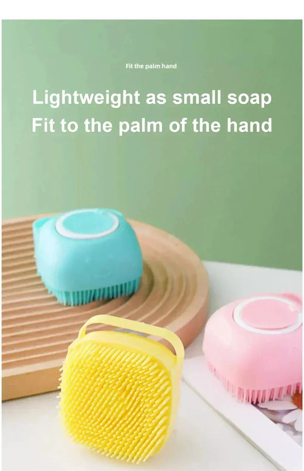 Silica Gel Dog Paws Cleaner Grooming Bathroom Puppy Sprayer Bathtub for Dogs Soft Pet Accessories Brush Safety Multifunction WLP Company
