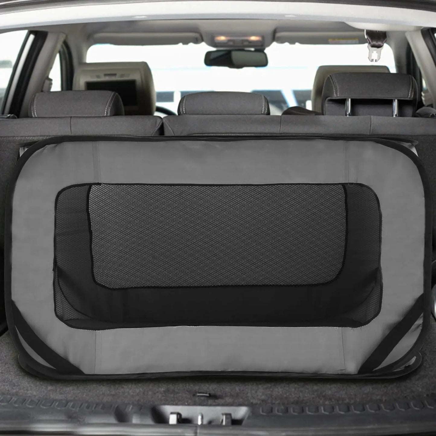 Dog Travel Crate Portable Pop Up Dog Crate with Zipper Mesh Door Foldable Small Dog Seat Kennel for Indoor Outdoor Puppy Cat WLP Company