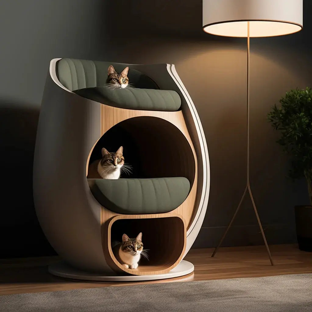 Luxury cat apartment 3D Printed Eco-friendly Cat Apartment WLP Company