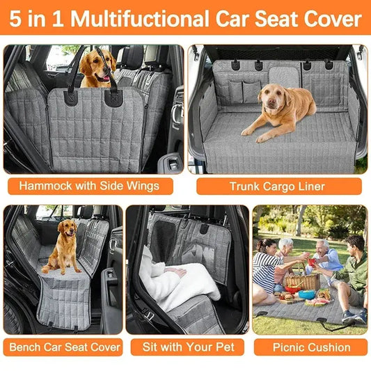 Benepaw-Dog Car Seat Cover, Waterproof Mesh Window Pet Vehicle Hammock, Scratchproof, Nonslip Puppy Backseat Cover for Trucks SU WLP Company