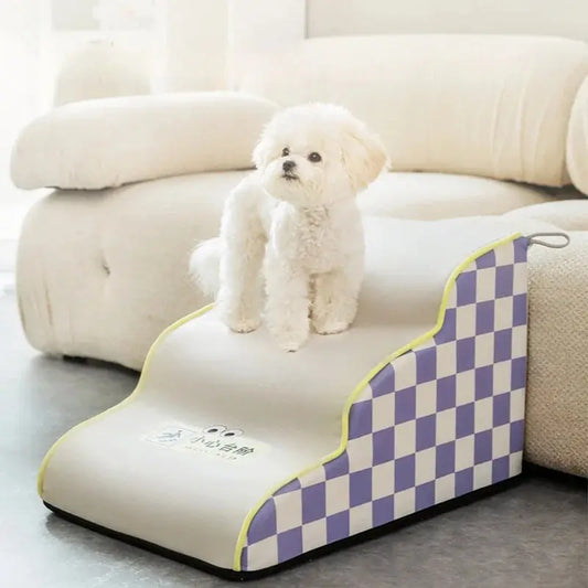 Pet Stairs 2/3 Steps Climb Stairs for Small Dog Cat Puppy Ramp Ladder Anti-slip Removable staircase Ladder Dogs Bed Ramp Ladder WLP Company