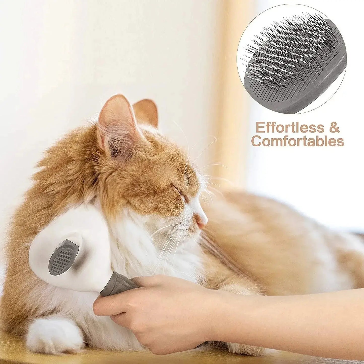Self Cleaning Pet Hair Remover Brush | Reduce Shedding | Grooming Tool for Dogs and Cats WLP Company