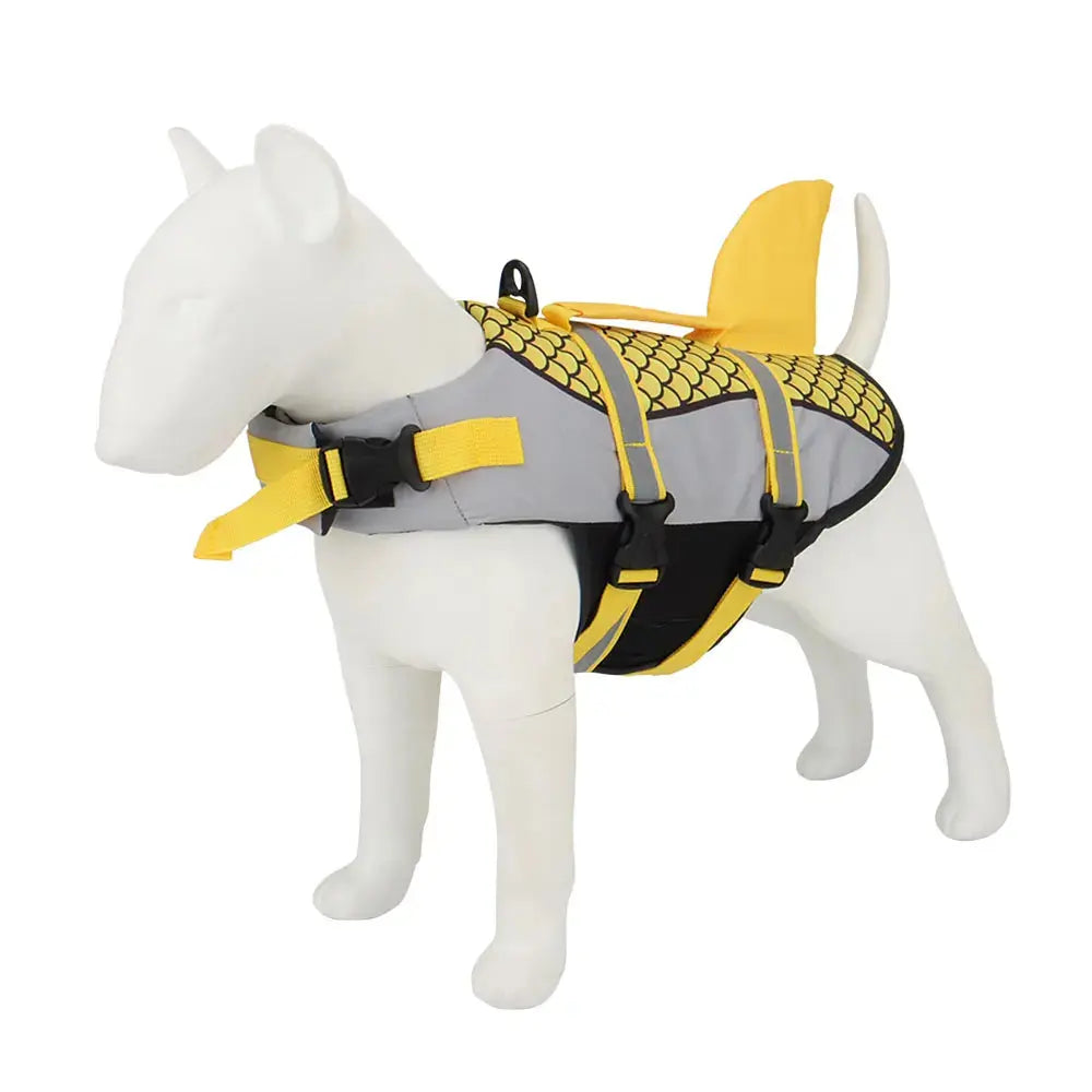 dog life jacket Scales Shark Swim Dog Clothes Pet Life Jacket Vest Harness Pet Swimming Summer Swimwear WLP Company