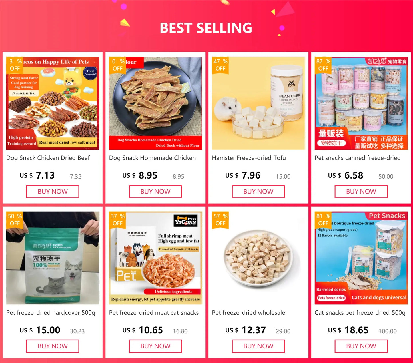 freeze-dried fish Freeze-dried spring fish, cat snacks, dried small fish, pet dogs, freeze-dried beautiful hair and teeth cleaning WLP Company