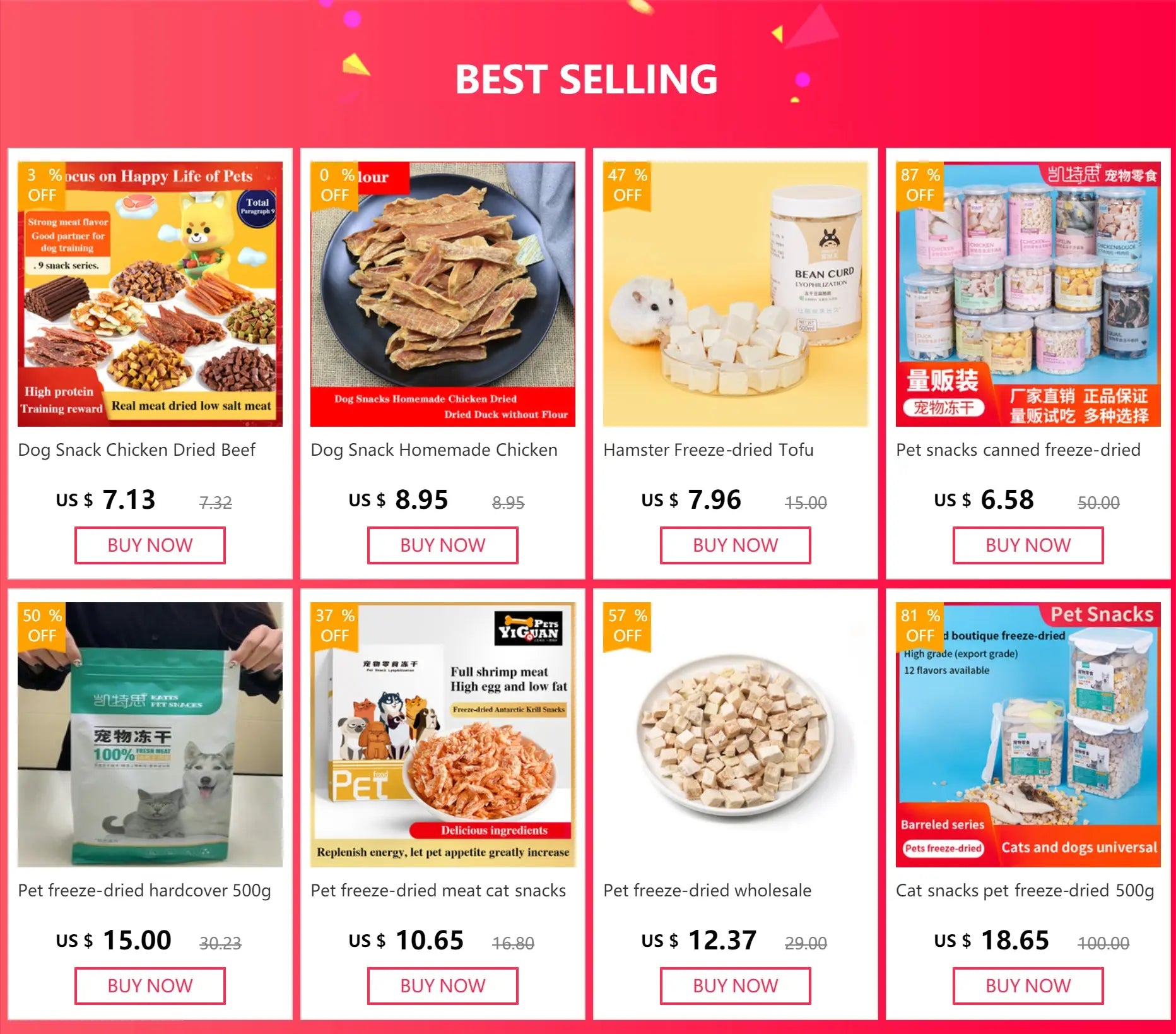 freeze-dried fish Freeze-dried spring fish, cat snacks, dried small fish, pet dogs, freeze-dried beautiful hair and teeth cleaning WLP Company