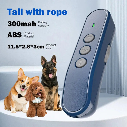 Portable Dog Repeller Ultrasonic Dog Repellent USB Charging Dog Training Device Anti-Barking Prevente Dog Trainer Dog Assistance WLP Company