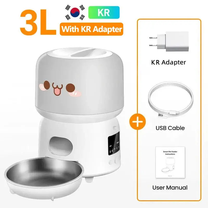 Remotely Controlled Feeding ROJECO 3L Smart Pet Feeder WLP Company