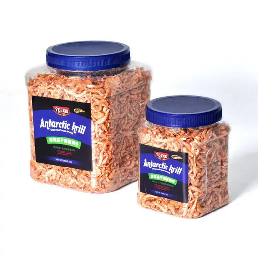 Yee Freeze-Dried Antarctic Krill-Premium Fish Food for Arowana, Flowerhorn & Parrot Fish - High Protein Turtle & Aquatic Pet Treat WLP Company