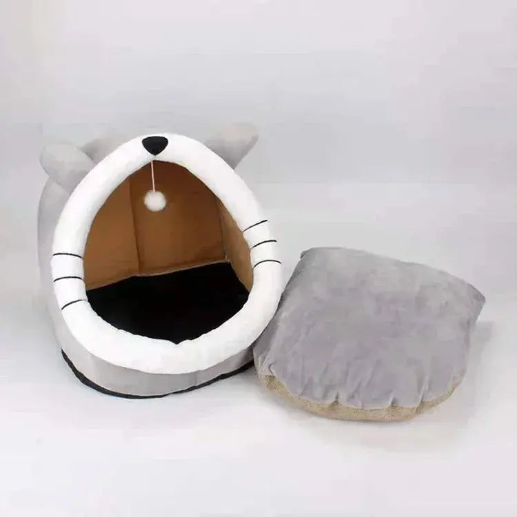 Cat Bed Washable Cave House - Ultimate Comfort & Warmth for Your Feline WLP Company
