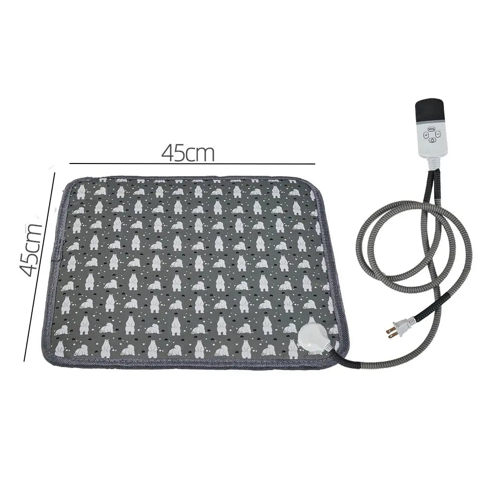 220V 20W Pet Electric Heating Pads Heated Blanket Winter Dog Cats Warmer Mat Sleeping Bed Pet Supplies Washable blanket Mats WLP Company