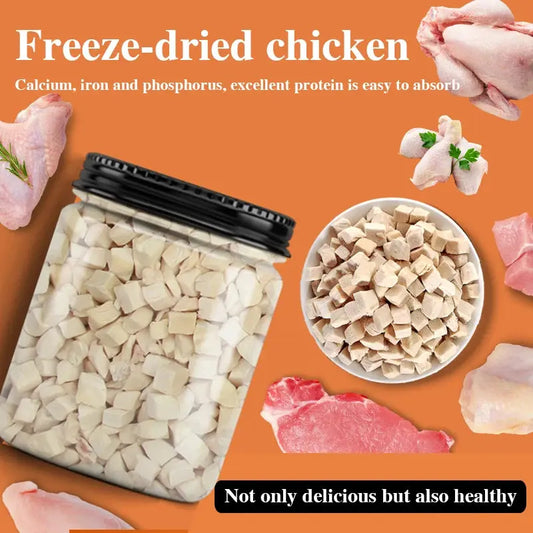 pet snacks-dried chicken cat dog snack chicken pieces freeze-dried pieces WLP Company