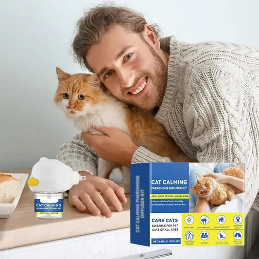 Pet Pheromones Calming Diffuser Cat Emotion Diffuser 45ml Natural Pheromone Diffuser Calm Relaxing Pets Pheromone Plug-in WLP Company