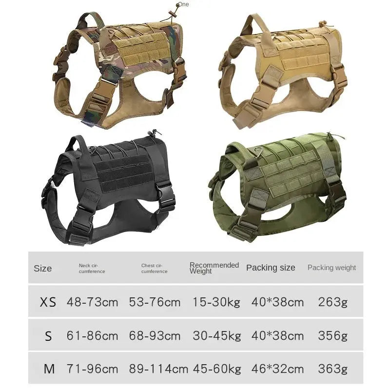 tactical dog harness Professional Tactical Dog's Training Vest Harness WLP Company