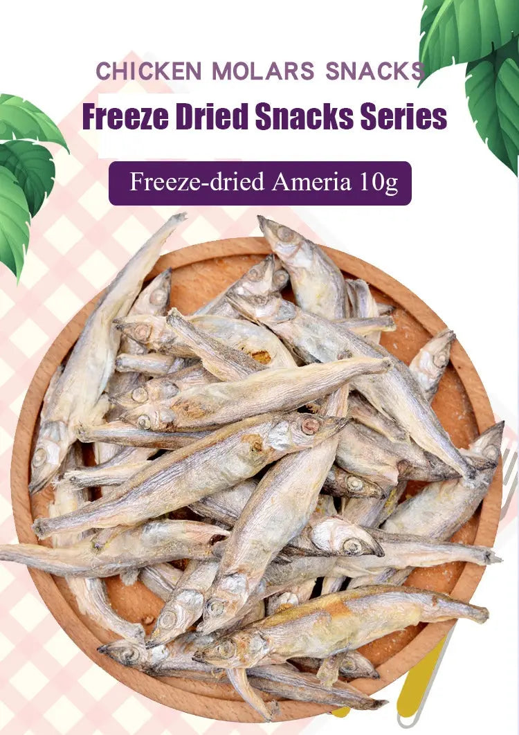Dog Snacks Freeze-dried Spring Fish Large Full Seed Dried Pet Fish WLP Company