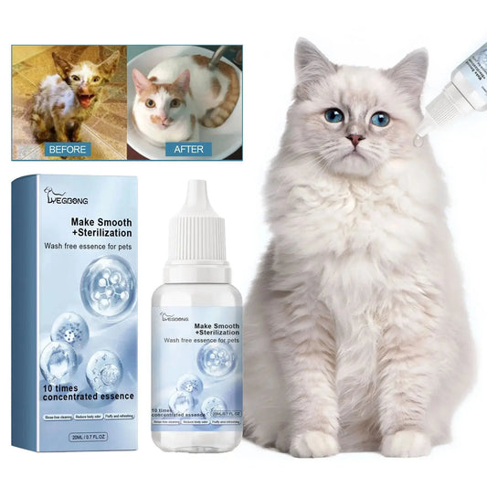 Pet Wash Free Essence Dog Body Wash Hair Softening Removing Dirts Mites Deodorizing Reduce Itching Moisturizing Puppy Shampoo WLP Company