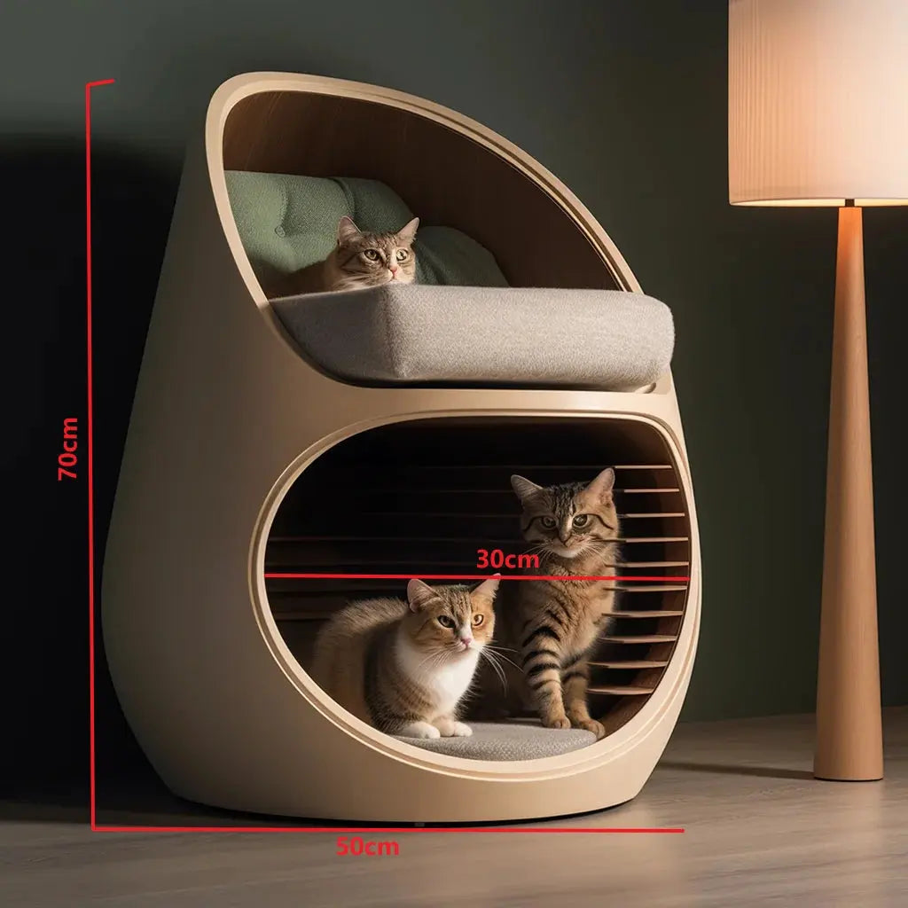 Luxury cat apartment 3D Printed Eco-friendly Cat Apartment WLP Company
