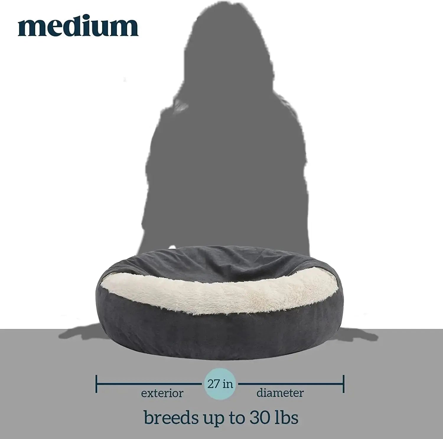 Semi-closed Dog Kennel Small and Medium Pet Sleeping Pad - Corduroy Winter Warm WLP Company