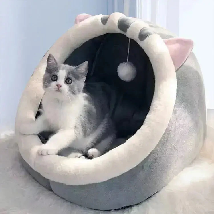 Cat Bed Washable Cave House - Ultimate Comfort & Warmth for Your Feline WLP Company