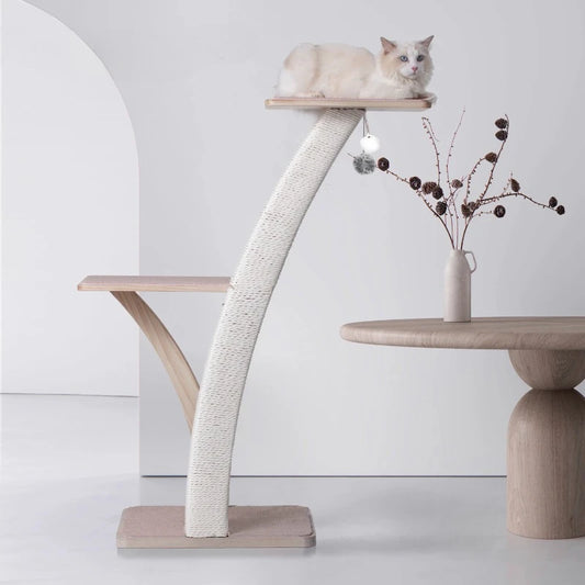 Solid Wood Cat Climbing Frame - Premium Quality