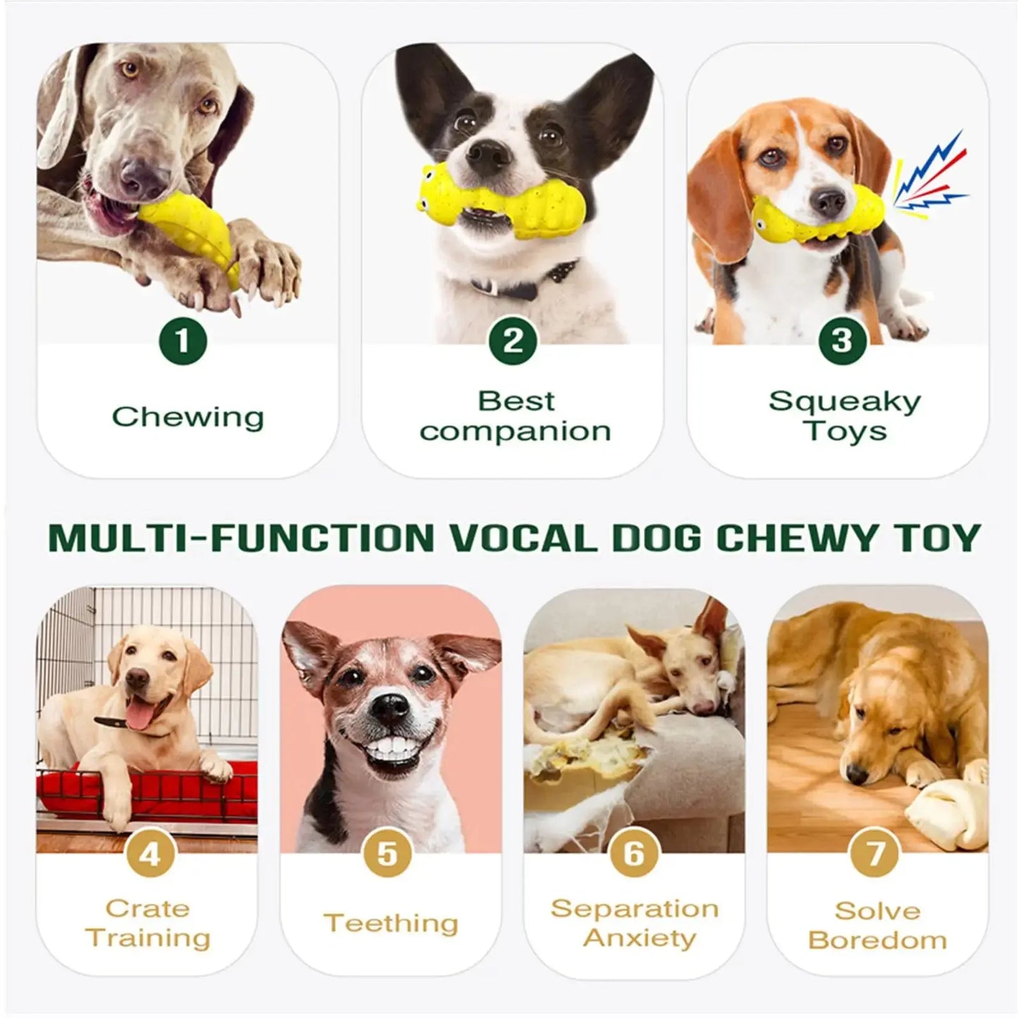 Big Dog Toy Chew Toy Molar Toothbrush Toy Tug-of-War Game Bulldog Anxiety Relief Interactive Lobster Shaped Pet Supplies WLP Company