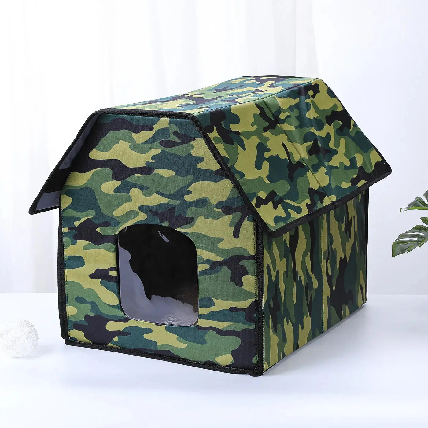 outdoor cat nest Outdoor Stray Cat Nest Waterproof Breathable Oxford Cloth Foldable Cat Kennel WLP Company