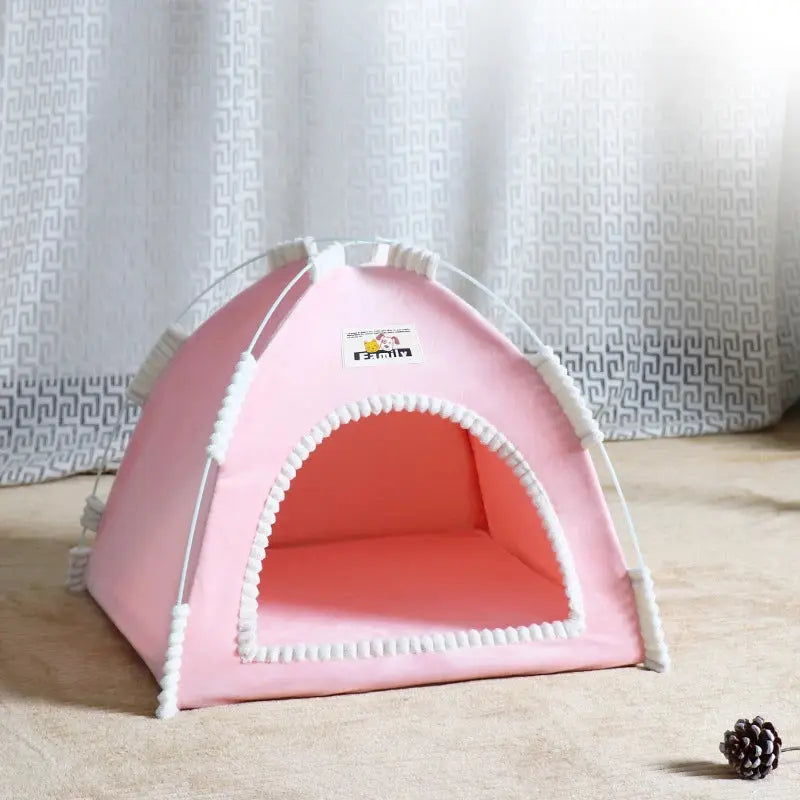 Foldable Cat House Pet Tent Four Seasons Universal Cat and Dog Pet Nest Summer Cool Mat Outdoor Portable Foldable Breathable WLP Company