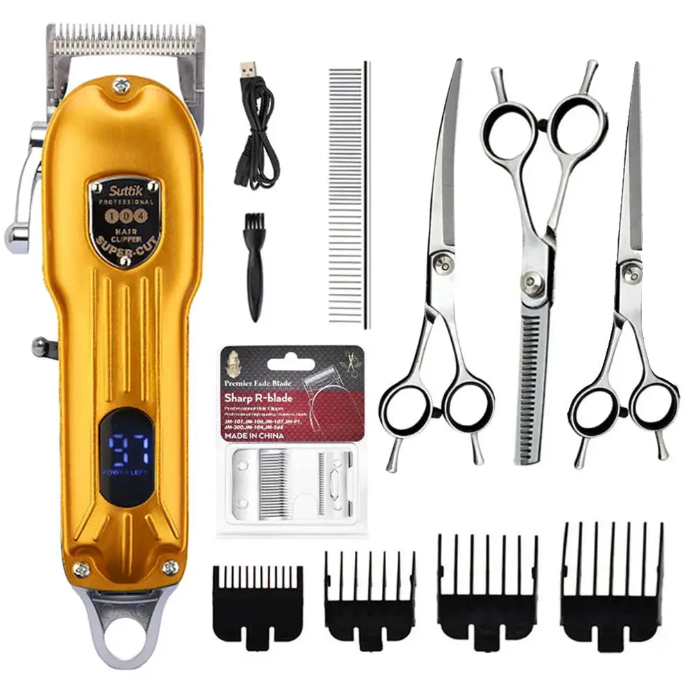 Professional Low Noise Dog Hair Clipper | Rechargeable | Pet Trimmer - Groomify WLP Company
