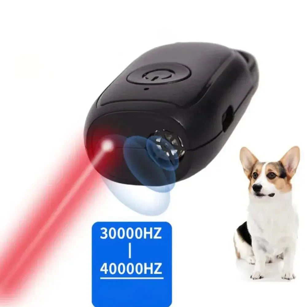 Ultrasonic Dog Repeller Mini Portable USB Charging Distance Training Device with LED-Defense for Outdoor Dog Behavior Control WLP Company