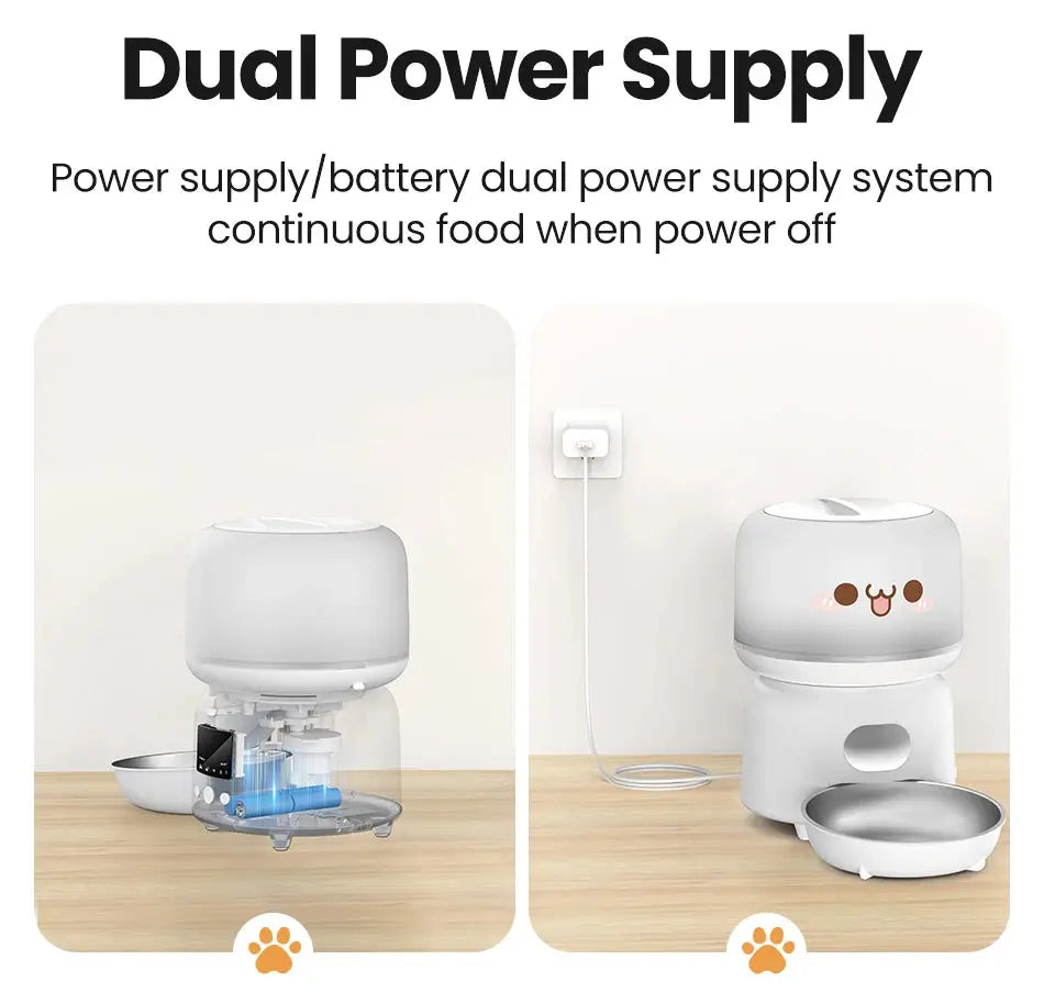 Remotely Controlled Feeding ROJECO 3L Smart Pet Feeder WLP Company