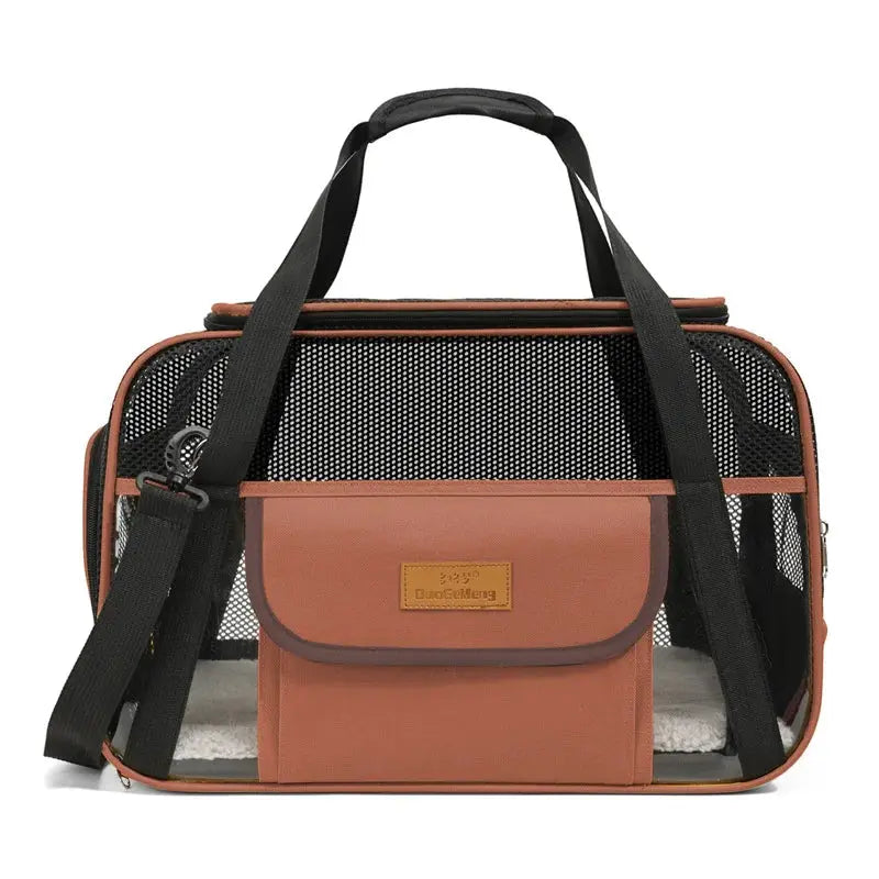 Pets Cat Dog Carrier Soft-Sided Pet Travel Carrier Multi-Sided Breathable Small Dog Cat Outdoor Tent Carrier Outgoing Handbag WLP Company