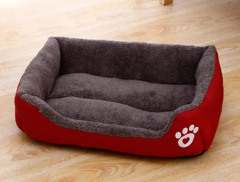 warm pet bed Waterproof Fleece Pet Bed - Ultimate Comfort for Your Furry Friend WLP Company
