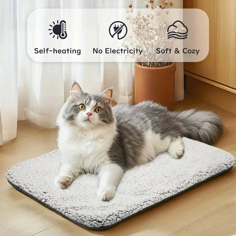 Self-heating Pet Pads Blanket Waterproof Self Warmin Puppy Pad Mat Cats Dogs Bed Washable Pets Mat Constant Temperature Cushion WLP Company