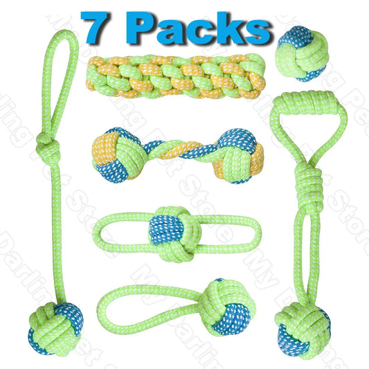 Eco-Friendly Cotton Rope Toy set