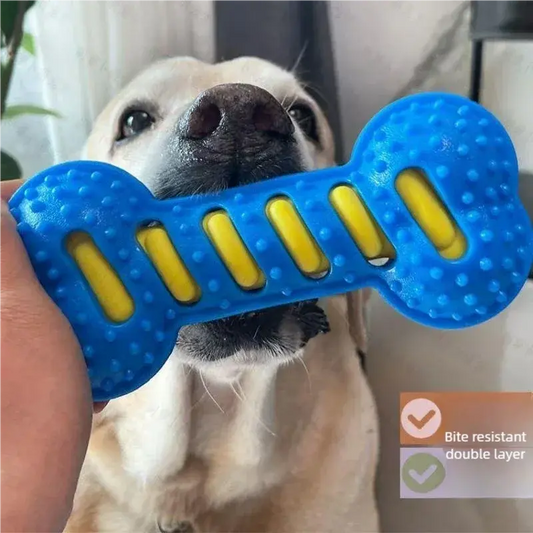 Pet Dog Chew Toy Teeth Cleaning Molar Stick Rubber Bone Toy Puppy Interactive Stick Dog Chewing Bite Toys WLP Company