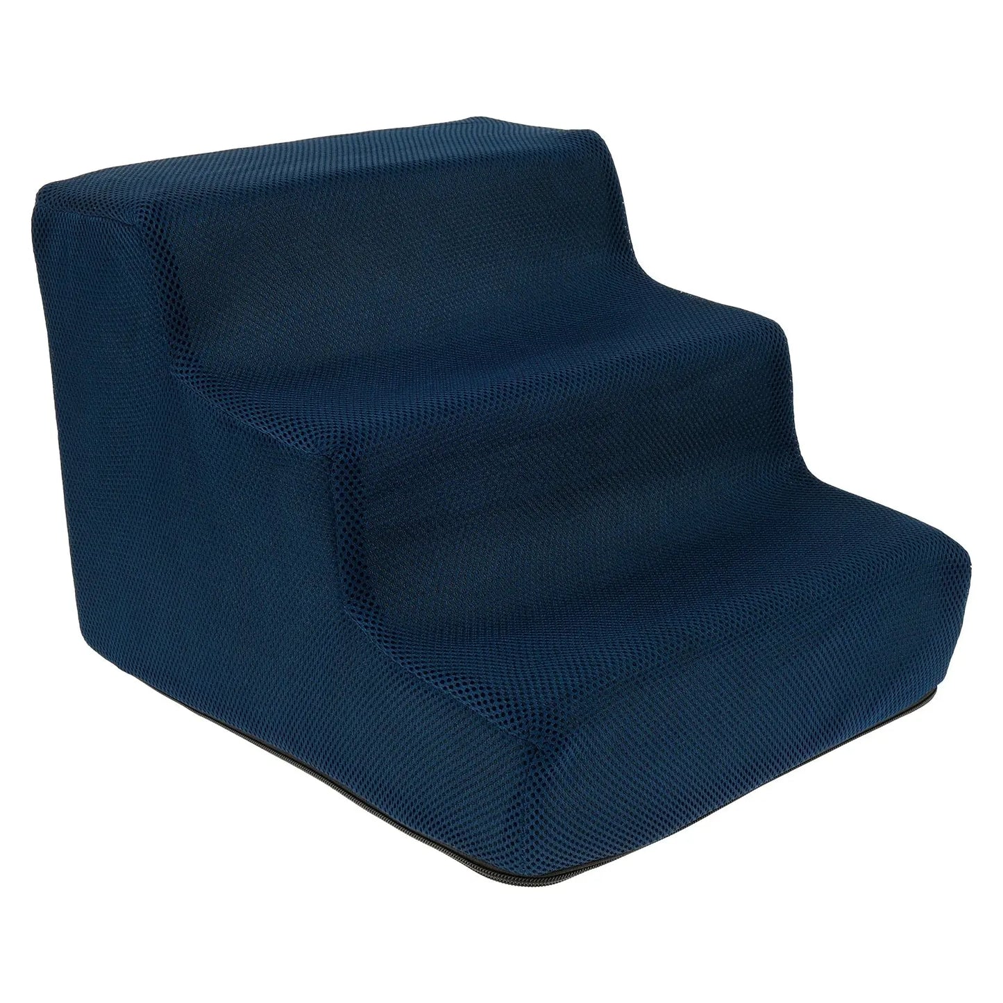 3 Step Dog Stair with Removable Washable Cloth Cover 10.63inch High Cat Stair Stable Pet Safety Ramp Pet Supplies Accessories WLP Company