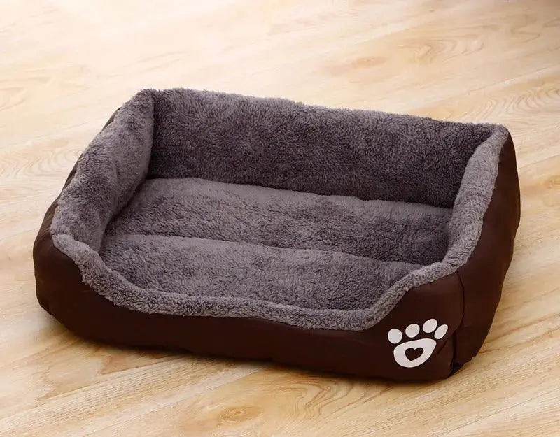 warm pet bed Waterproof Fleece Pet Bed - Ultimate Comfort for Your Furry Friend WLP Company