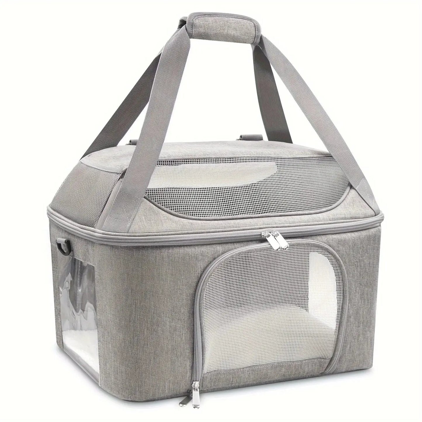 Dog Backpack Breathable Pet Portable Foldable Carrier Bag Travel Airline Approved Transport Bag For Small Dogs And Cats Outgoing WLP Company