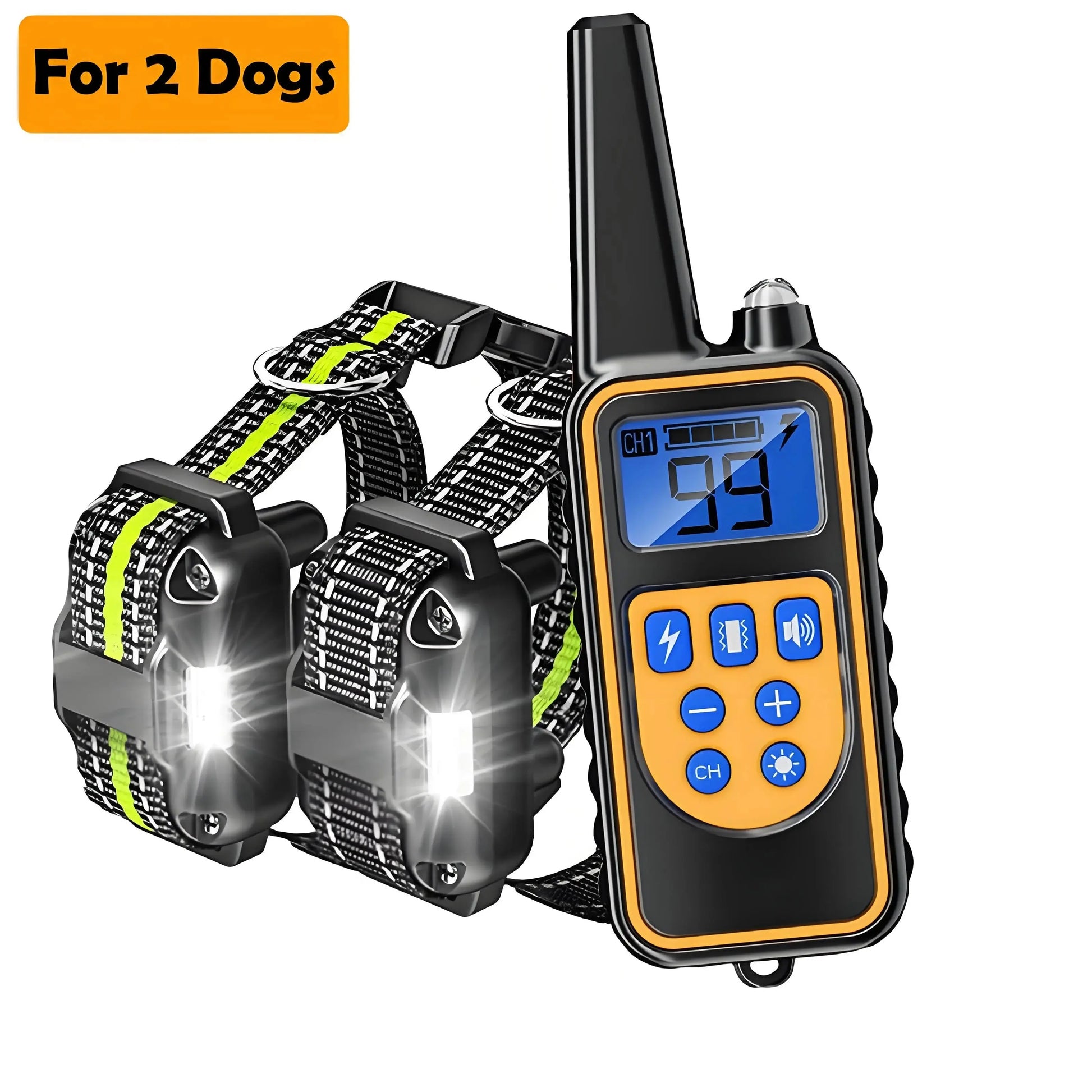 Professional Dog Training Collar with LCD Screen - 800m Range Waterproof System WLP Company