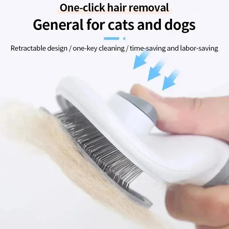 Self Cleaning Pet Hair Remover Brush | Reduce Shedding | Grooming Tool for Dogs and Cats WLP Company