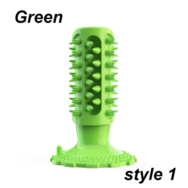 Rubber Dog Chew Toy Teeth Cleaning Pet Toothbrush Chewing Stick Toys for Dog Chew Toy Elasticity Soft Pet Tooth Cleaning WLP Company