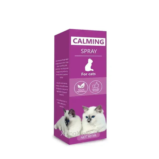 60ml Calming Spray Feline Anti-Stress Pheromone Emotional Soothing Spray Health Cleaning Supplies for Cats WLP Company
