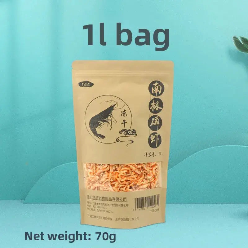 Yee Freeze-Dried Antarctic Krill-Premium Fish Food for Arowana, Flowerhorn & Parrot Fish - High Protein Turtle & Aquatic Pet Treat WLP Company