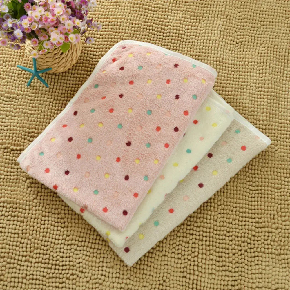 Dog Bed Blanket Bed Mat Soft Fleece Cat Blanket Cute Printed Pet Travel Mat Breathable Cozy Warm Blankets for Small Medium Dogs WLP Company
