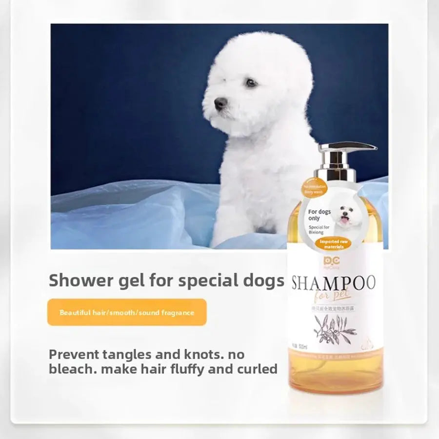 PETCLEAR 2-in-1 Dog Shampoo And Conditioner Mild Formula Puppy Bath Gel 500ml Special Design Cleaning Products for Dogs WLP Company