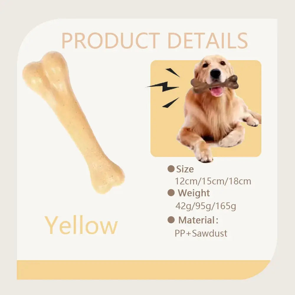Dog Chew Toys Bone Chews Toys Nearly Indestructible Natural Non-Toxic Anti-bite Puppy Toys For Small Medium Large Dog Pet Chew Toy WLP Company