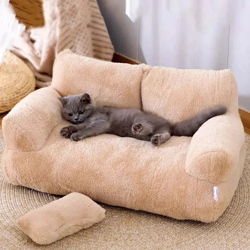 Luxury Cat Bed Sofa Winter Warm Cat Nest Pet Bed for Small Medium Dogs Cats Comfortable Plush Puppy Bed Pet Supplies WLP Company