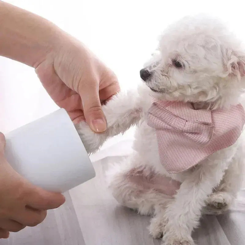 Automatic Pet Foot Washer Cup Silicone Soft Foot Cup Cat Foot Cleaning Bucket Dog Paw Cleaner Cup Manual Quick Feet Wash Cleaner WLP Company