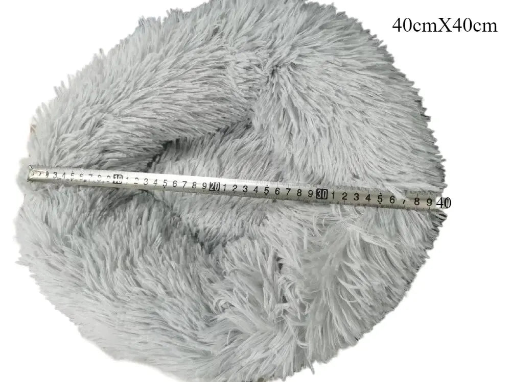 Home Plush Pet Nest Winter Cat Nest Dog Nest Warm Detachable and Washable Round Cat Nest Pet Bed Seasonal Universal Decoration WLP Company