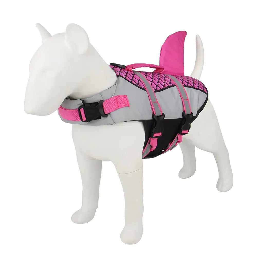 dog life jacket Scales Shark Swim Dog Clothes Pet Life Jacket Vest Harness Pet Swimming Summer Swimwear WLP Company