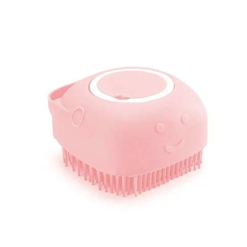 pet dog bath brush Pet dog silicone bath brush Clean care baby Baby bath massage brush Safe non-toxic pet products WLP Company